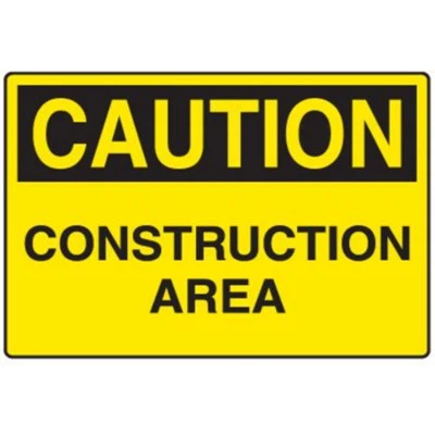 PP Corflute Construction Sign